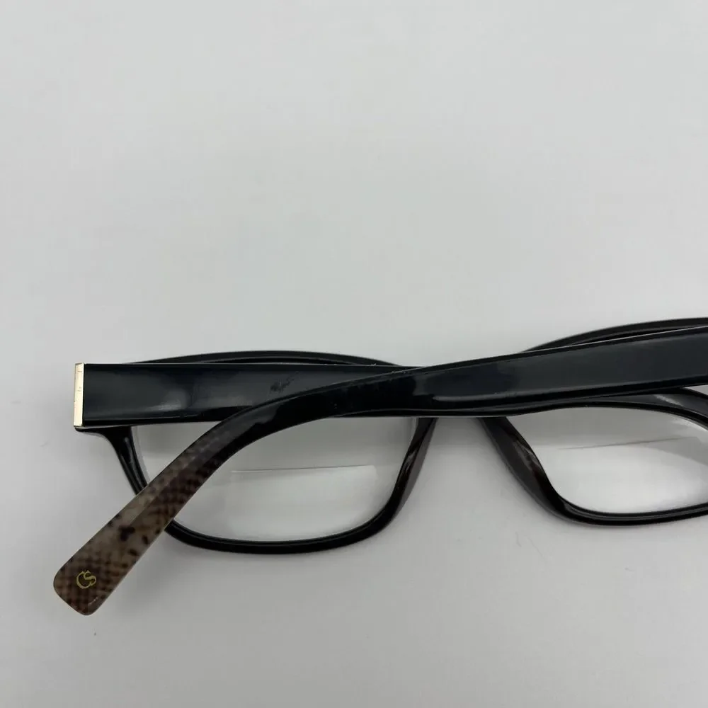 Christian Soriano CV Carmen Eyeglasses Frames 53-14-138 BWNSK Snakeskin Inspired
